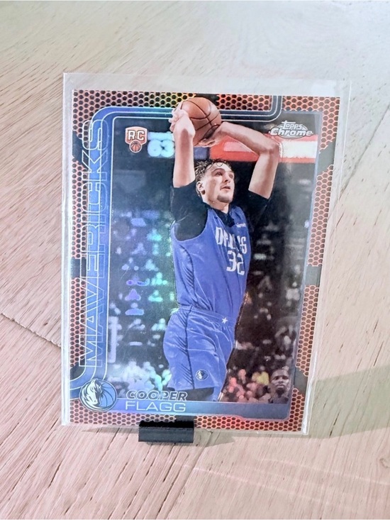 Topps Other - Cooper Flagg 2025-26 Topps Chrome Basketball Border Refractor #251 Mavericks
